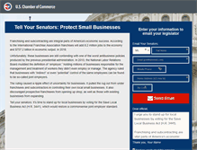 Tablet Screenshot of friendsoftheuschamber.com